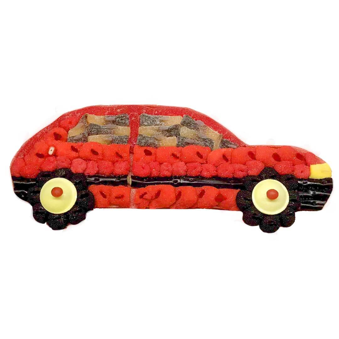 Voiture Rouge En Bonbons