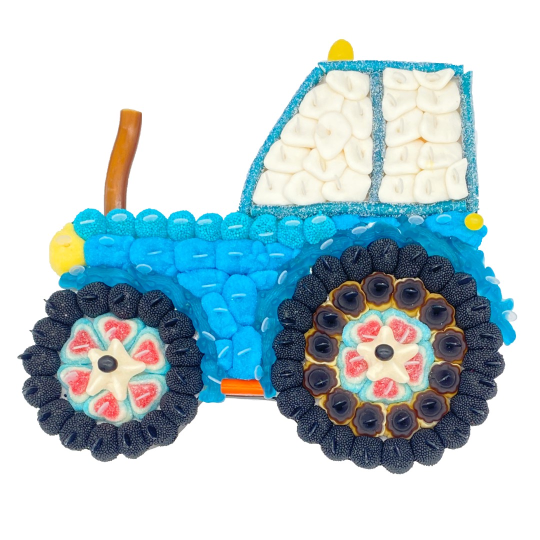 Tracteur Bleu Gateau De Bonbons