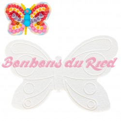 Papillon en polystyrène pour gâteau aux bonbons