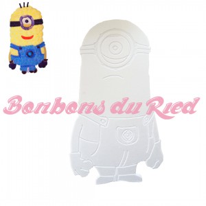 Forme en Polystyrène – Minion STUART pour Gâteau en Bonbons